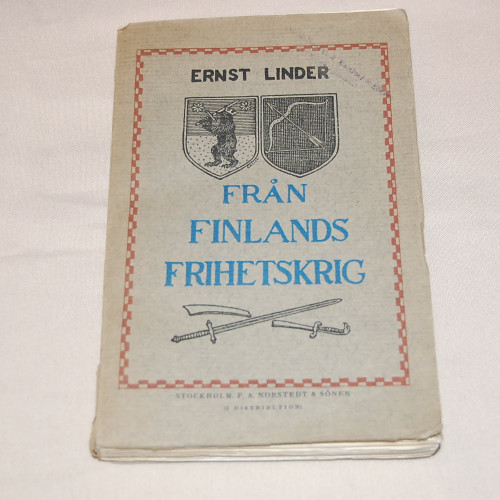 Ernst Linder Från Finlands Frihetskrig